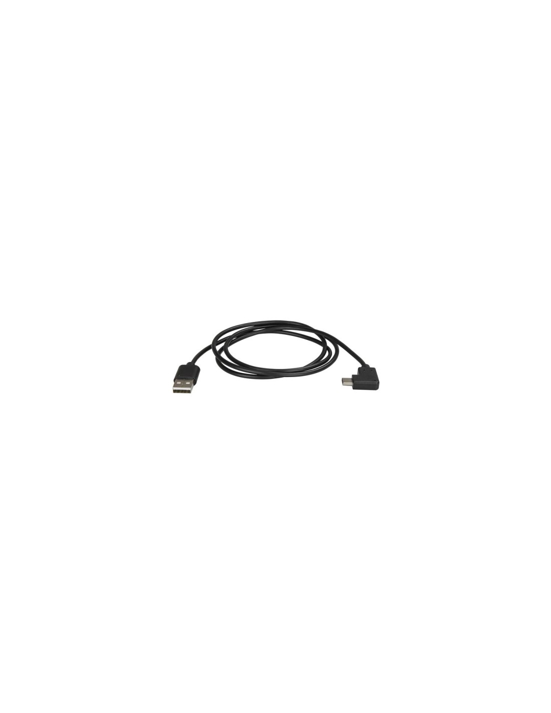 StarTech.com Cable de 1m USB-A a USB-C Acodado a la Derecha - Macho a Macho - Negro