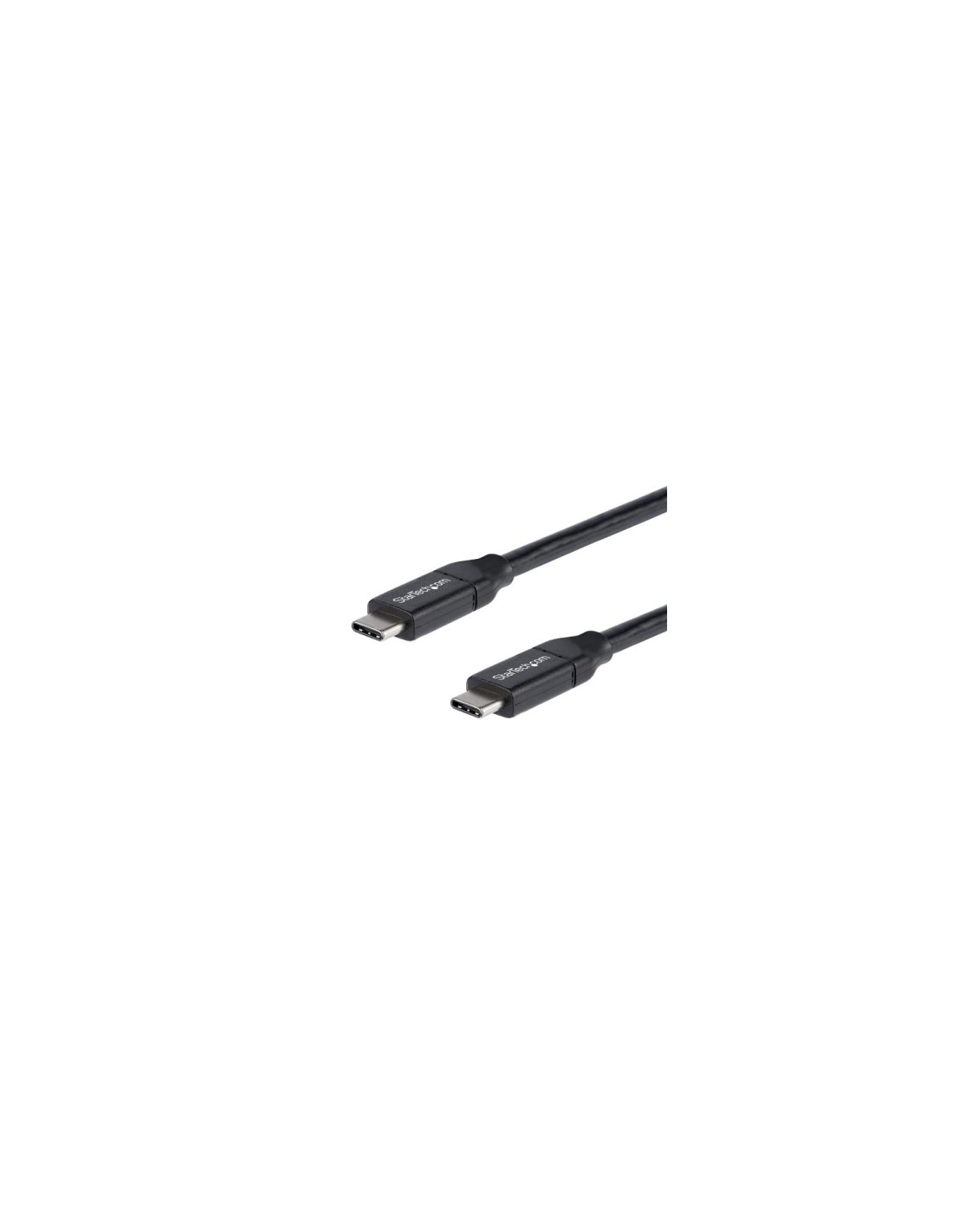 StarTech.com Cable de 1m USB-C a USB-C Macho a Macho con capacidad para Entrega de Alimentación de 5A - Cable de Carga USB-C - N