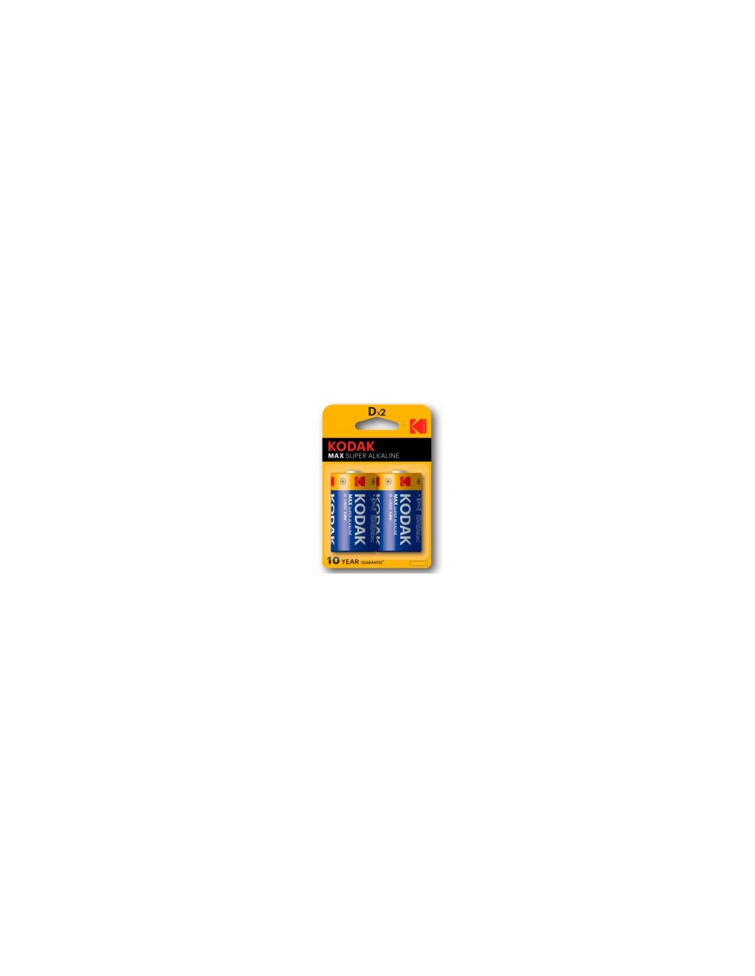 Kodak Max D LR20 pilas alcalinas blÍ­ster 2u 1.5v 30952843