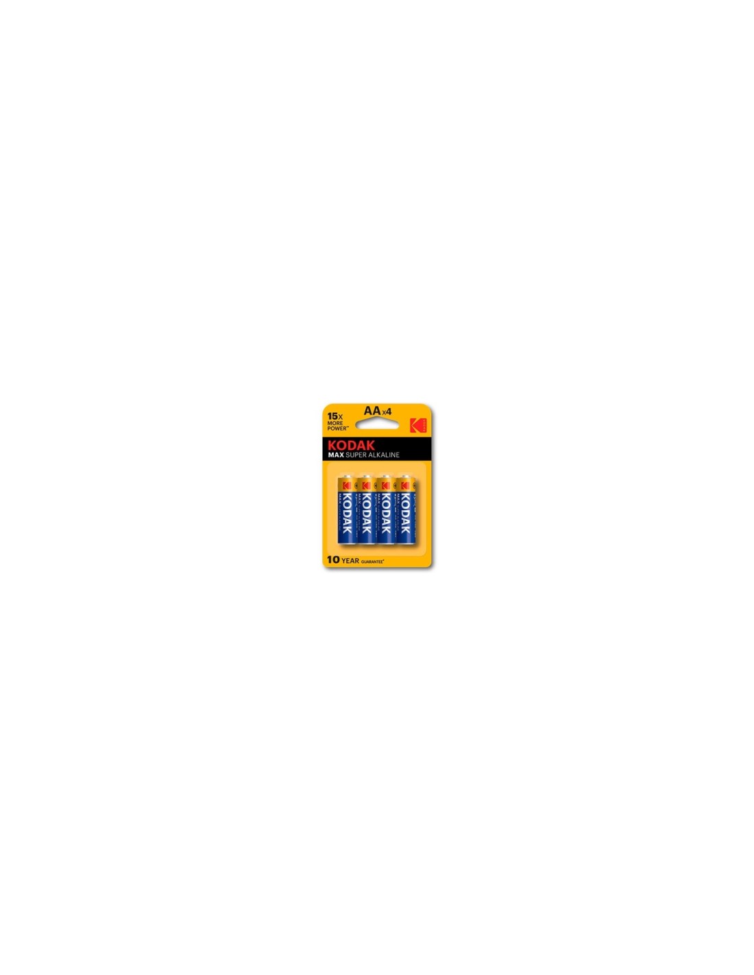 Kodak Max LR6 pilas alcalinas AA blÍ­ster 4u 1.5v 30952867