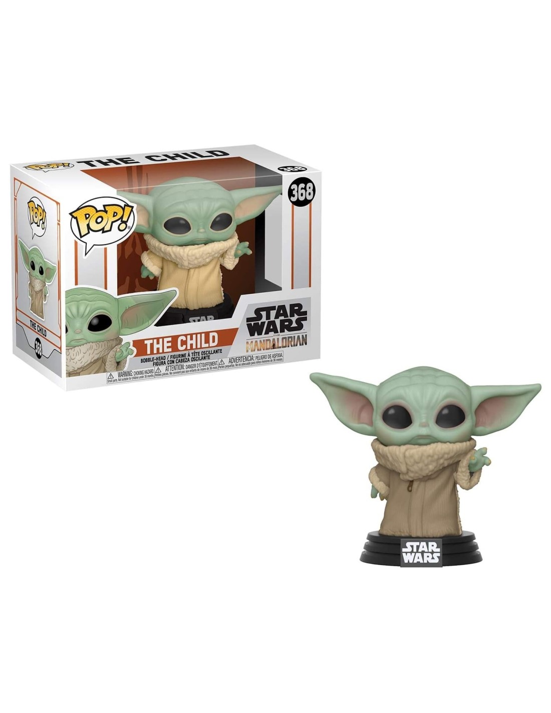 Figura funko pop star wars the mandalorian yoda 48740