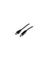 StarTech.com Cable Certificado 1m USB 3.0 Super Speed USB B Macho a USB A Macho Adaptador para Impresora - Negro