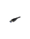 StarTech.com Cable de 15cm Extensor Alargador USB 3.0 SuperSpeed Usb A macho a hembra Negro