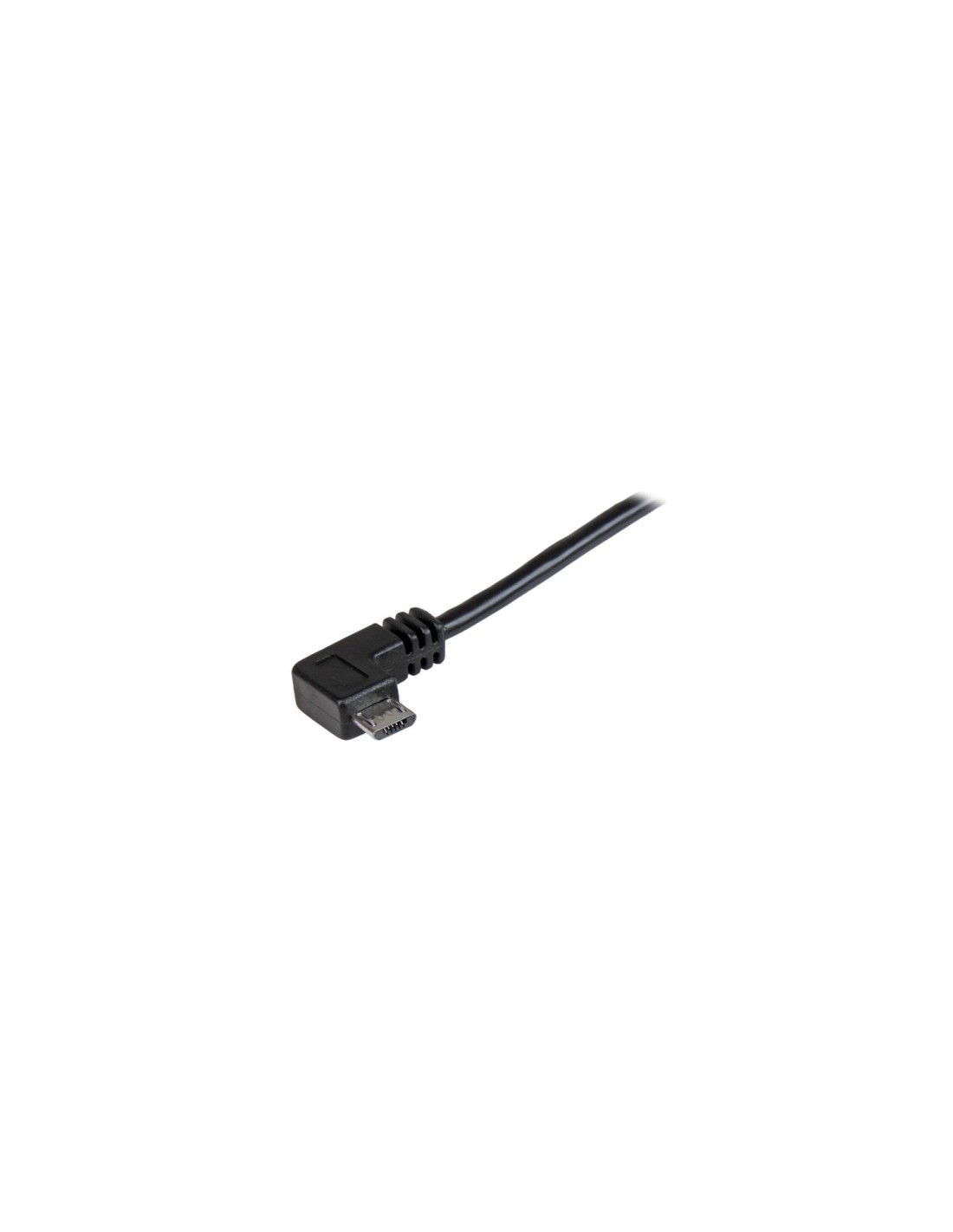 StarTech.com Cable de 0.5m USB 2.0 Tipo-A macho a Micro USB A macho acodado a la Derecha para Carga y Sincronización de Smartpho