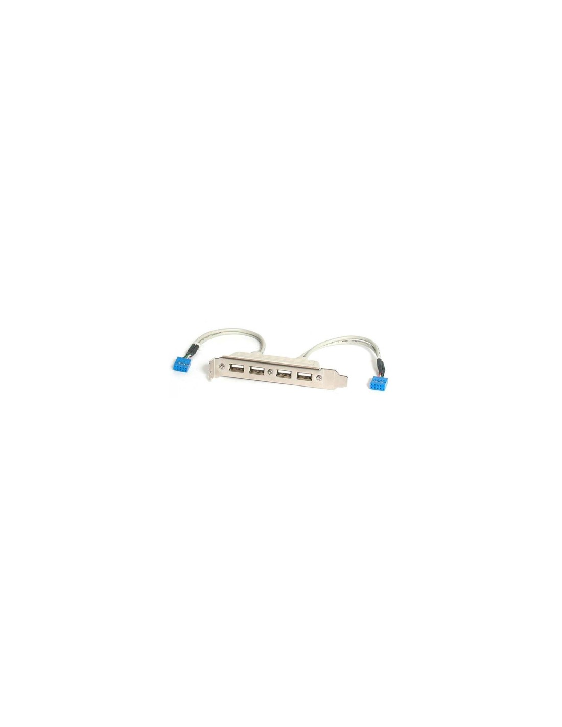 StarTech.com Cabezal Bracket de 4 puertos USB 2.0 con Conexión a Placa Base 2x IDC10