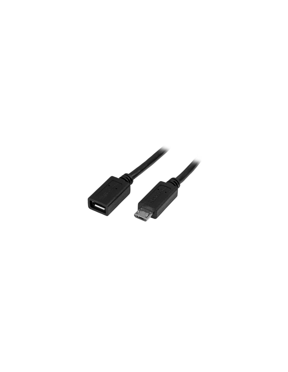 StarTech.com Cable de extension de 50cm Micro USB B  - Macho a Hembra - negro