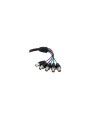 StarTech.com Cable de 30 cm Coaxial para Monitor HD15 VGA a 5 BNC RGBHV - Macho a Hembra - negro
