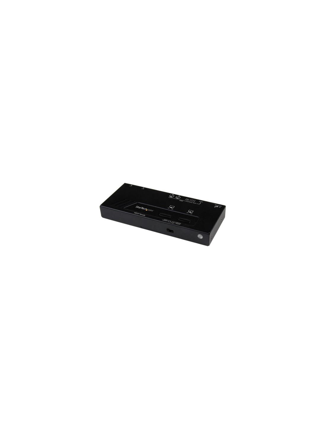 StarTech.com Switch Matricial HDMI de 2x2 con Conmutado Automático y Prioritario - Conmutador Matrix 1080p - negro