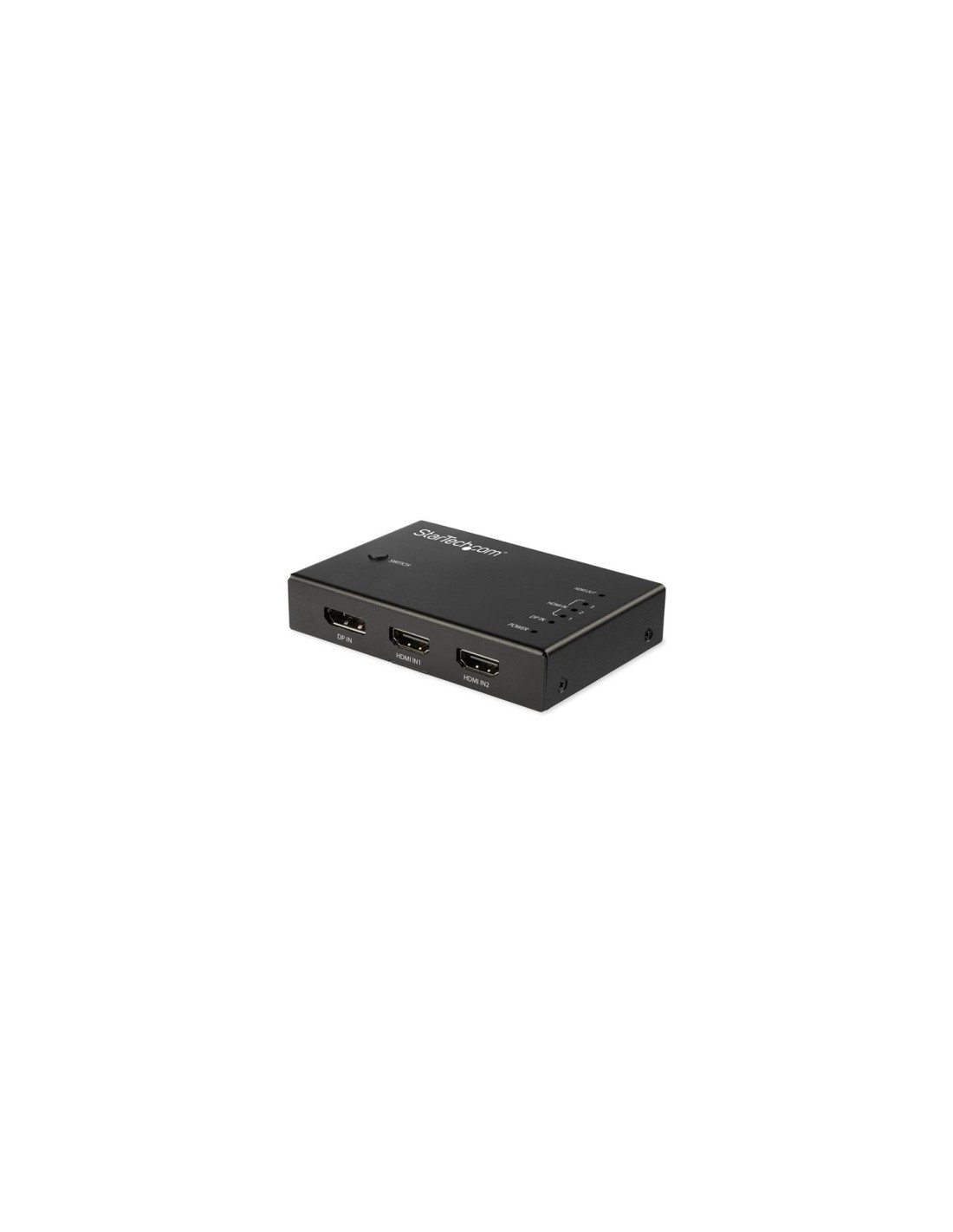 StarTech.com Switch Conmutador de VÍ­deo HDMI de 4 Puertos - 3x HDMI y 1x DisplayPort - 4K 60Hz - negro