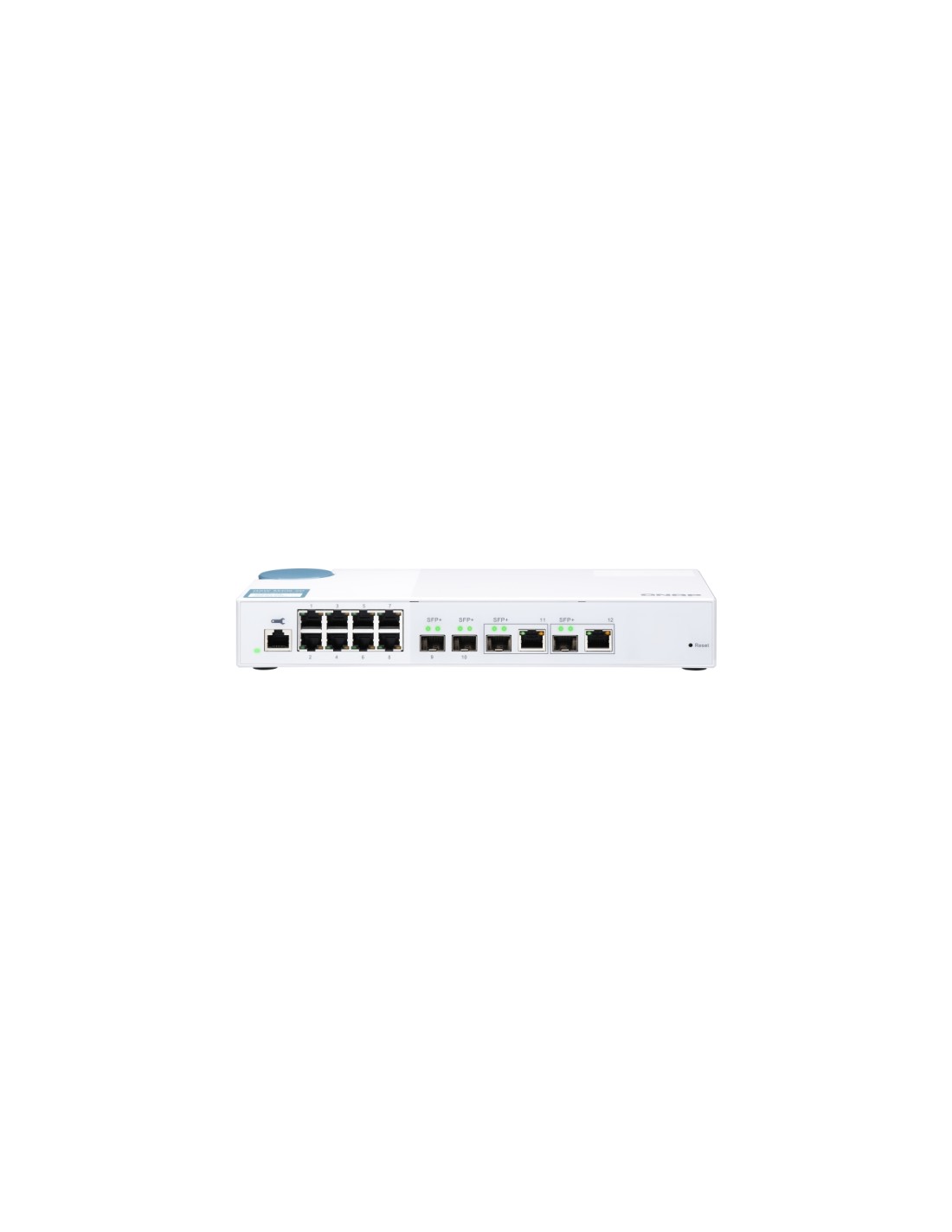 switch qnap gestionado L2 10G 8 puertos ethernet 100/1000/10000 Blanco QSW-M408-2C