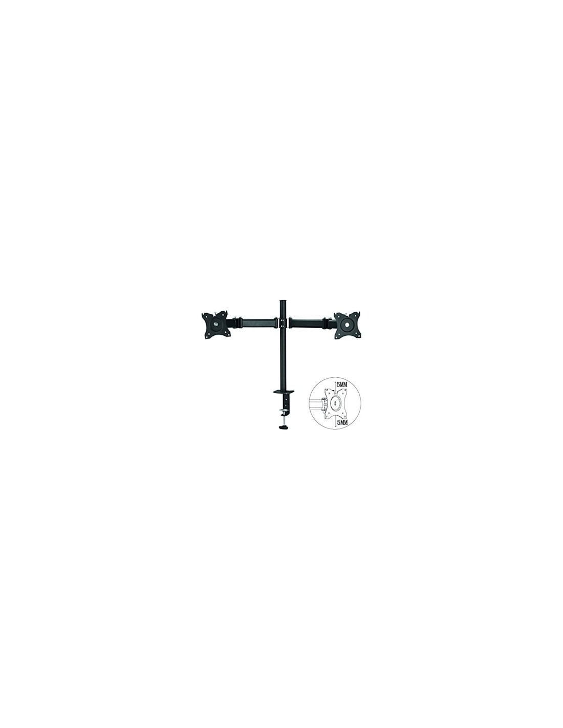 soporte mesa phoenix para monitores 27p rotacion 360 vesa 100x100 hasta 12kg negro PHD1200BA