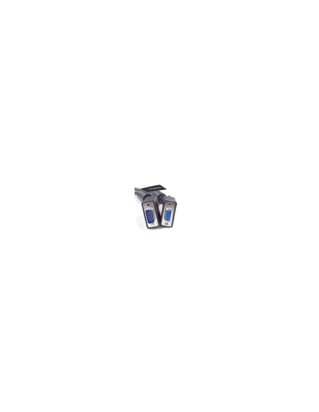 Cable prolongador adaptador vga macho a vga hembra 5m negro PHCABLEVGA5M