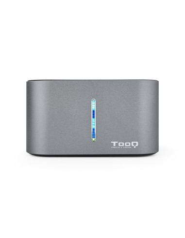 Docking station tooq USB 3.1 Gen 1 Type-B doble bahia Aluminio TQDS-805G