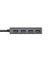 Hub aisens usb 3.1 tipo-c 4 puertos usb 3.0 hembra antracita A109-0403