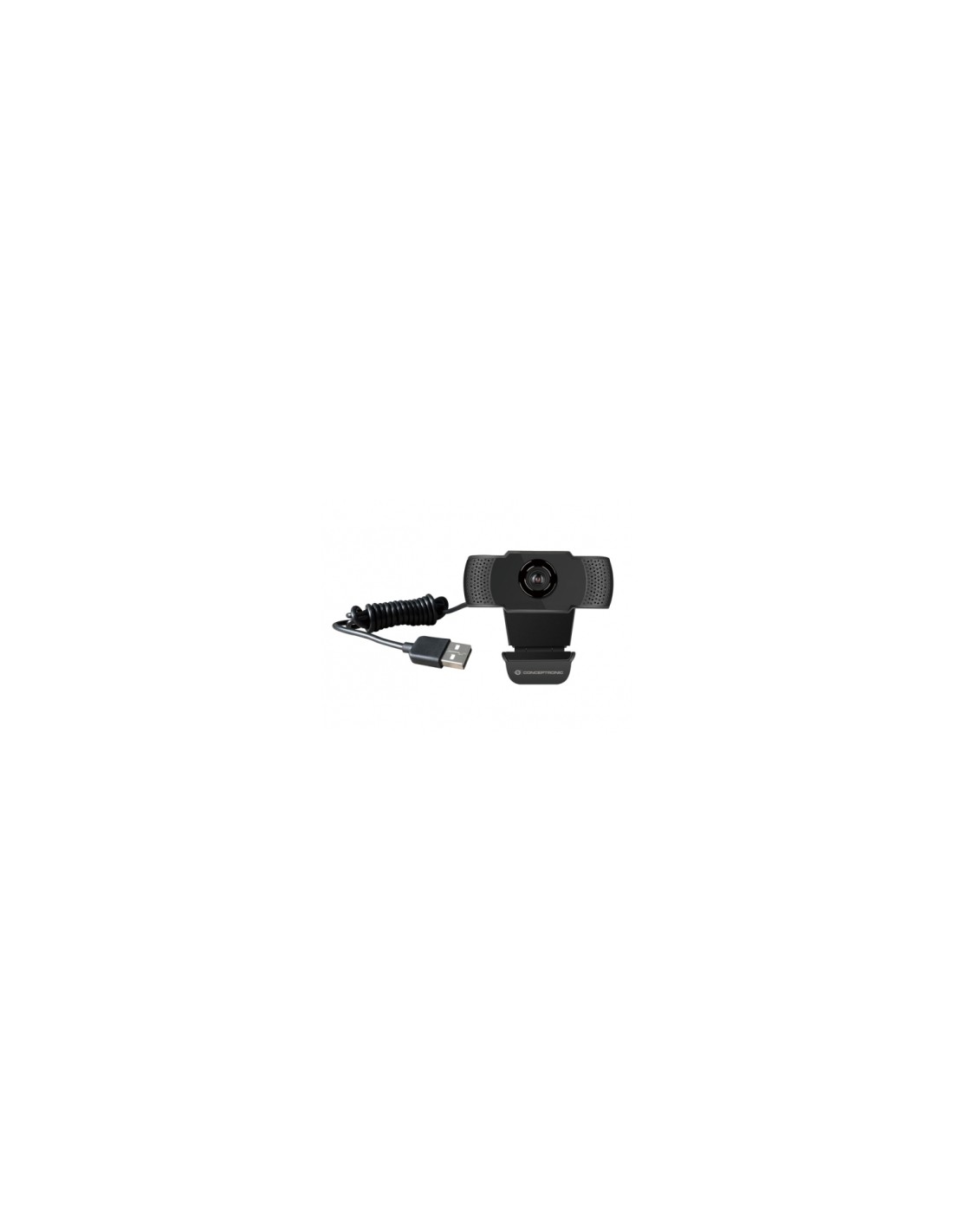 Conceptronic AMDIS cámara web 2 MP 1920 x 1080 Pixeles USB 2.0 Negro AMDIS01B