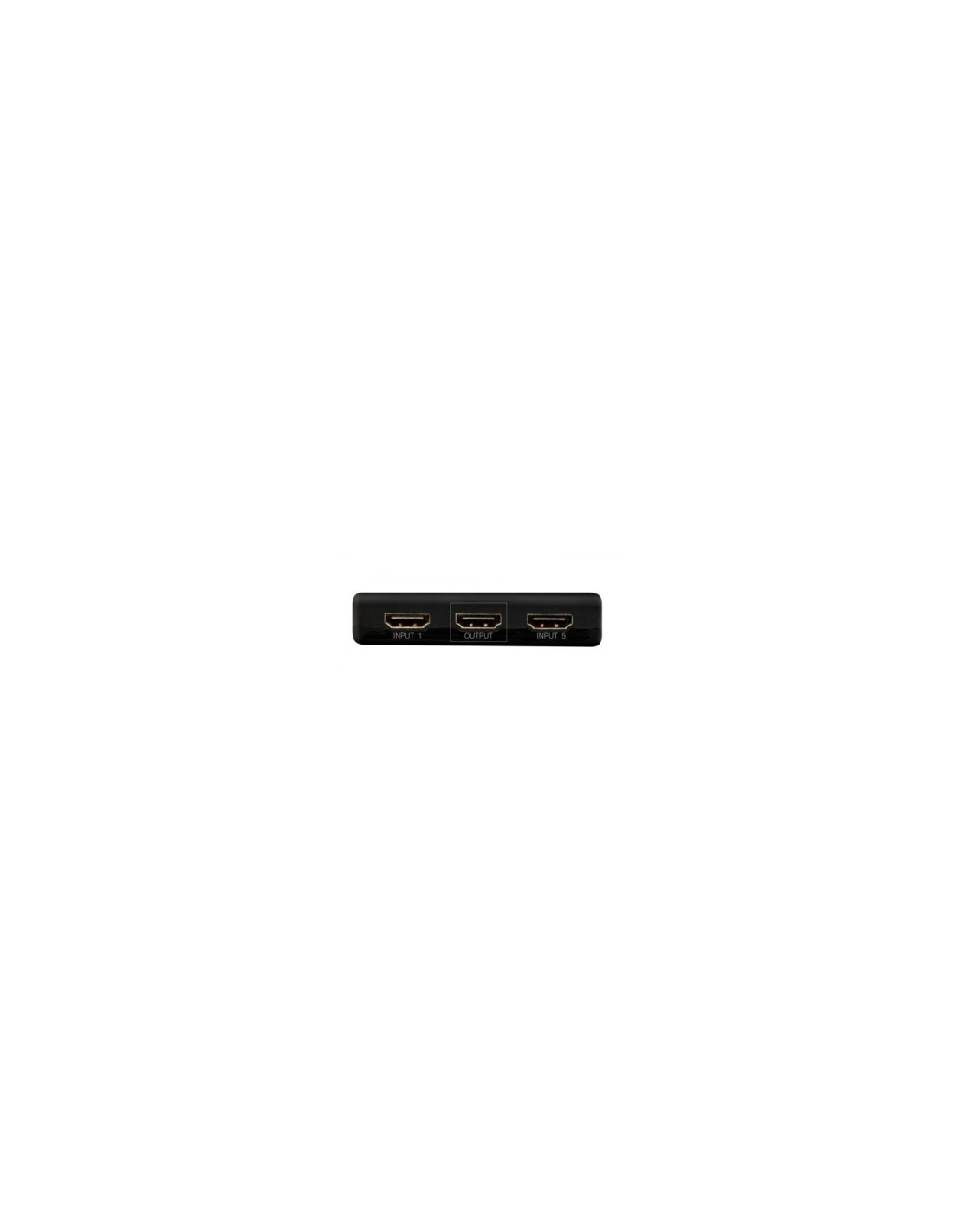 Selector hdmi fonestar 5 entradas 1 salida resolucion uhd 4k 60hz mando a distancia plug and play negro FO-22SW51