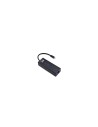 Hub ewent 3 puertos usb 3.1 Ttpo -c 5000 Mbit/s con 1 puerto de red gigabit negro EW1141
