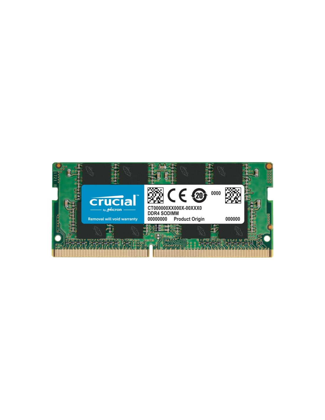 Memoria SODIMM Crucial DDR4 3200Mhz 8GB CT8G4SFRA32A 1 x 8 GB CT8G4SFRA32A