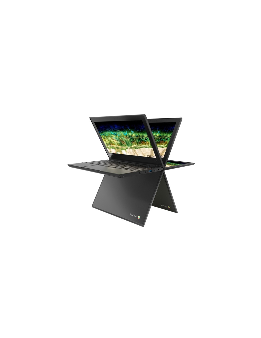 Lenovo Chromebook 55e Portátil celeron n4120 4gb 32gb 11.6p chrome os negro 81MC001GSP