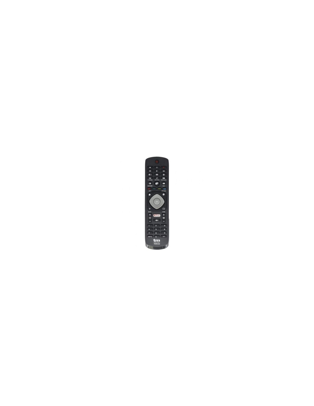 Mando a distancia universal tm electron compatible con tv philips negro TMURC340