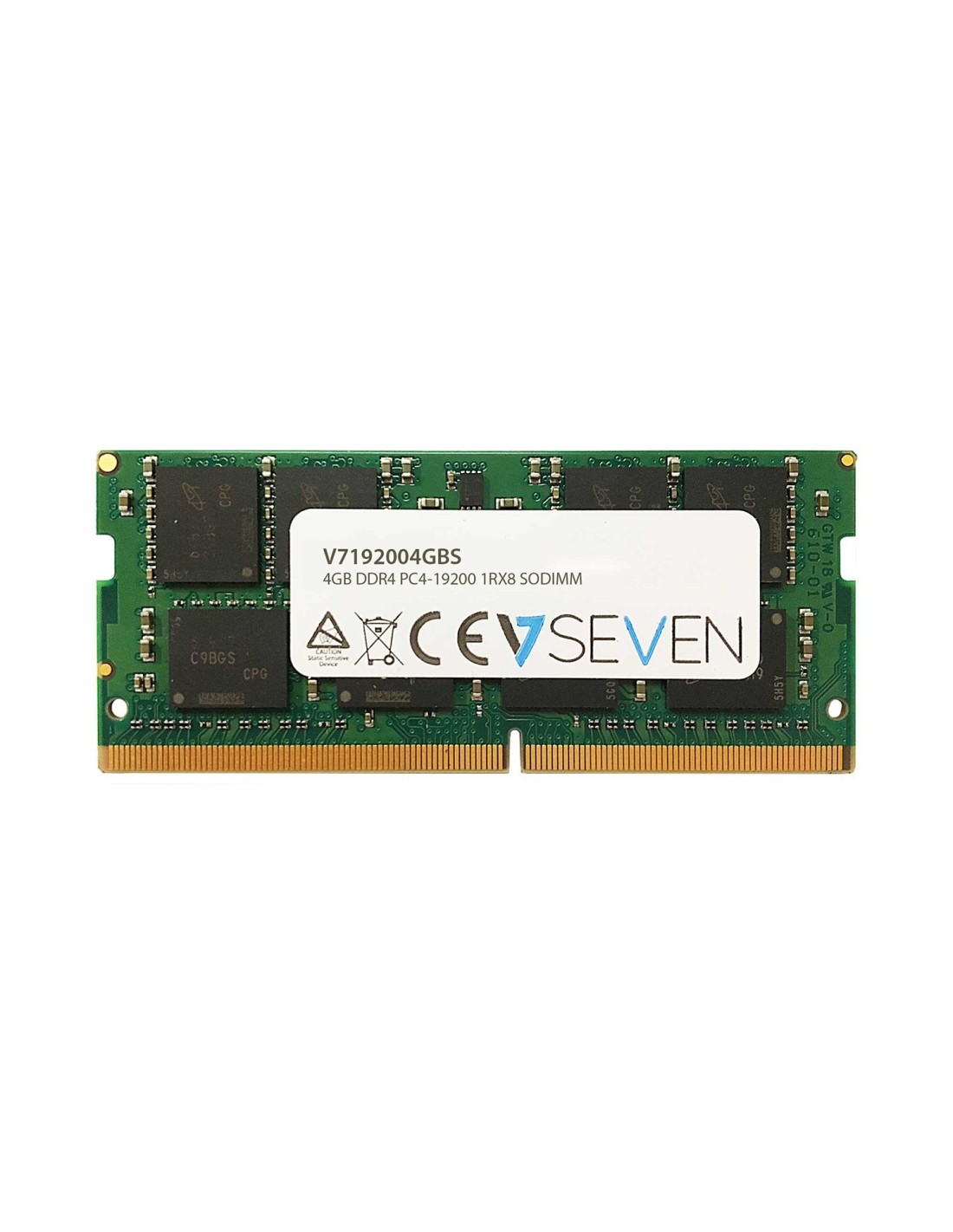 Memoria v7 nonecc ddr4 4gb 2400mhz cl17 V7192004GBS