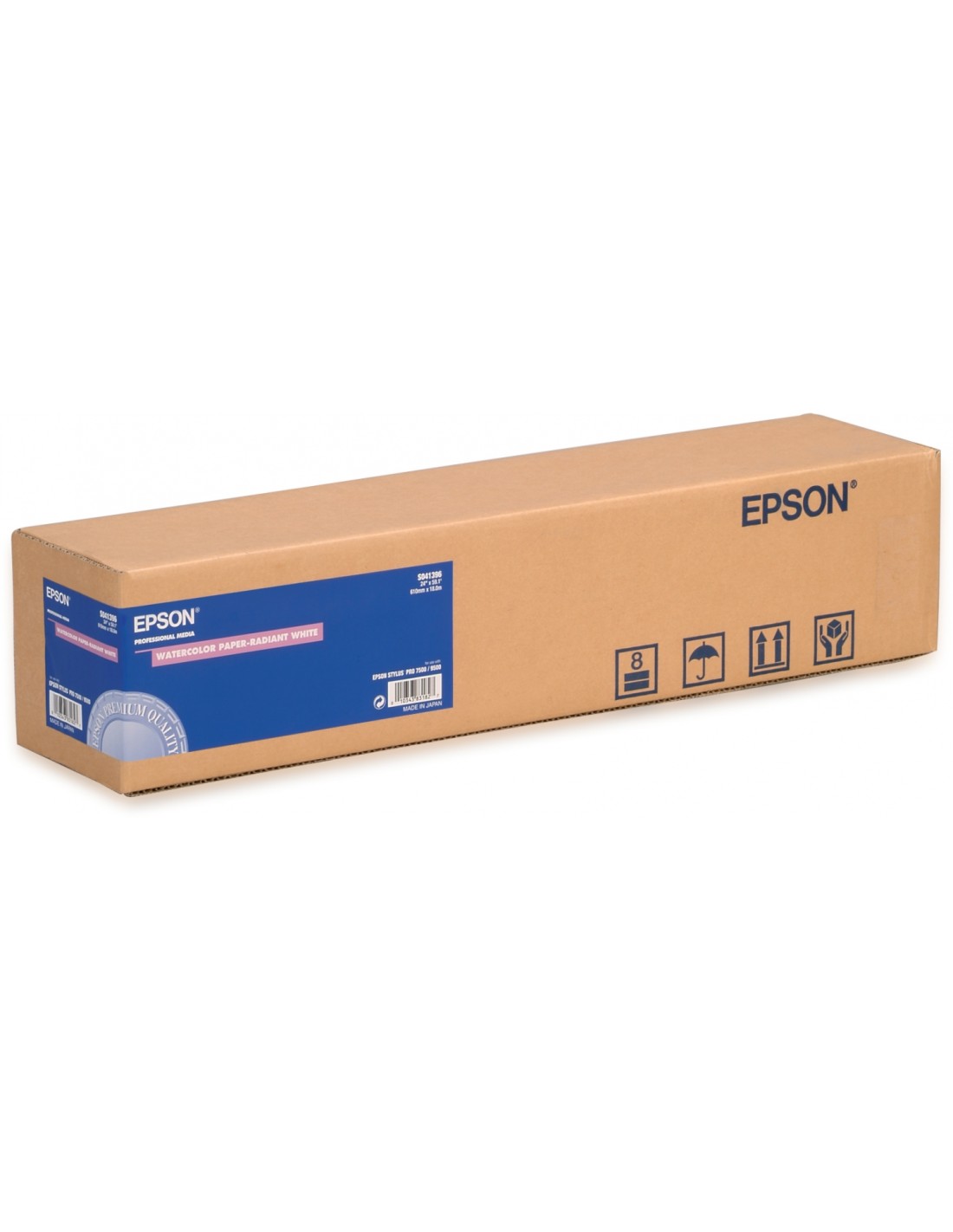 Papel Epson Rollo de papel acuarela blanco, 24 C13S041396