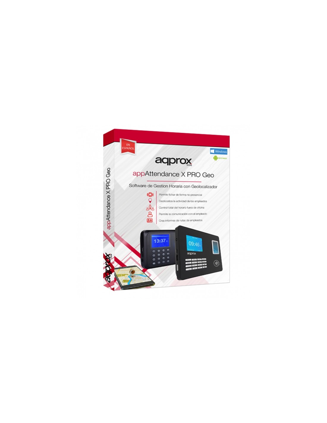 Software control presencia appATTENDANCE X PRO GEO