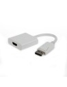Adaptador cable gembird displayport macho a hdmi hembra blanco A-DPM-HDMIF-002-W