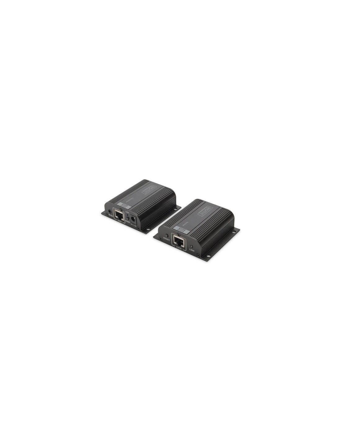 Digitus DS-55100-1 extensor audio/video Transmisor y receptor de señales AV Negro