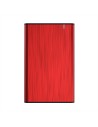 Caja aisens para disco externo 2.5 usb 3.1 rojo ASE-2525RED
