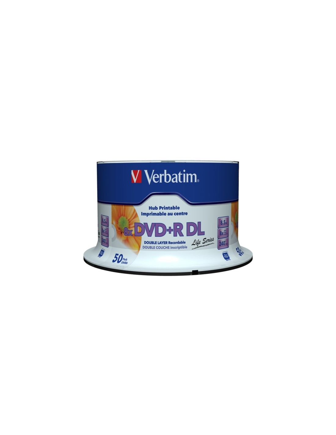 Dvd Verbatim 97693 DVD en blanco 8,5 GB DVD+R DL 50 pieza(s) 97693