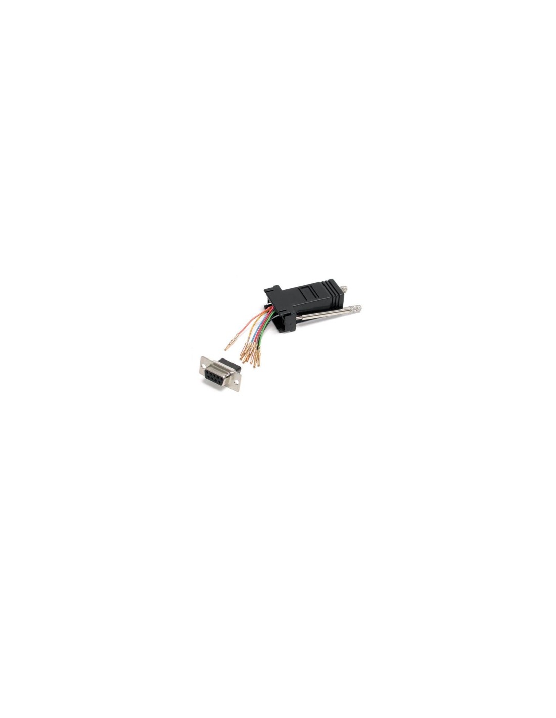 StarTech.com Adaptador Conversor Modular DB9 Serie a RJ45 Hembra a Hembra