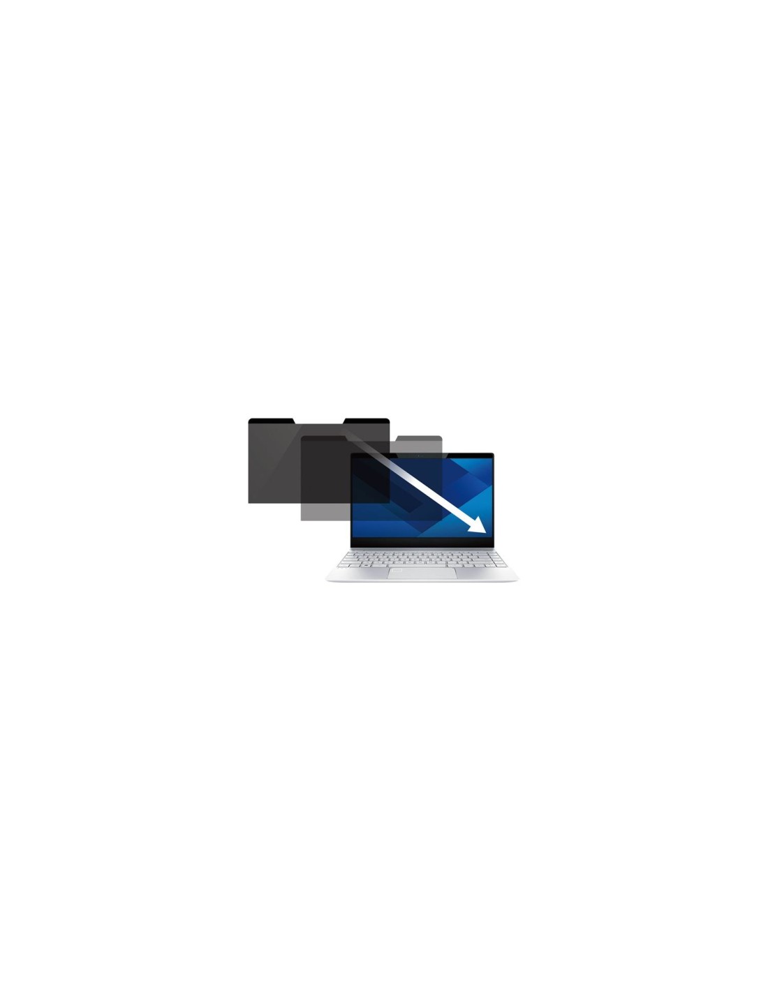 StarTech.com Filtro de privacidad para pantallas de portatiles de 15p universal negro transparente PRIVSCNLT15