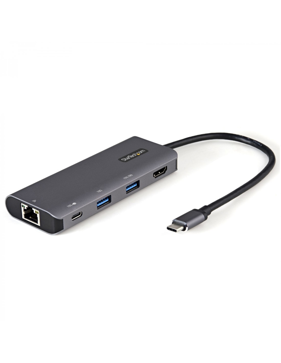 StarTech.com Adaptador Multipuertos USB C - Mini Docking Station USB Tipo C con HDMI de 4K 30Hz - con PD de 100W - con Hub Ladró