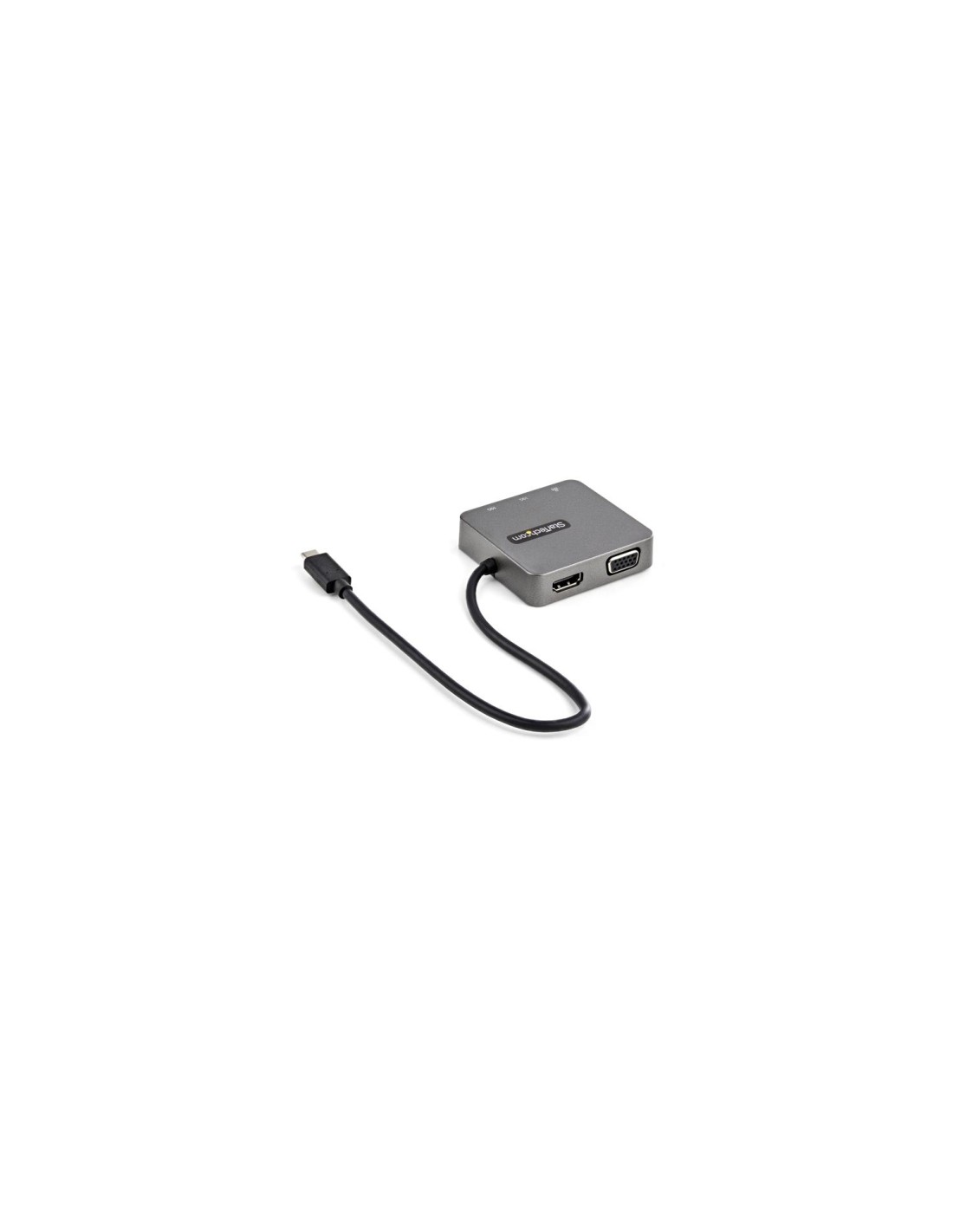 StarTech.com DKT31CHVL base para portátil y replicador de puertos Alámbrico USB 3.2 Gen 2 (3.1 Gen 2) Type-C Negro, Plata