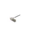StarTech.com Cable de seguridad para portatil con candado con combinacion para ranura nano acero inoxidable negro LTLOCKNANO