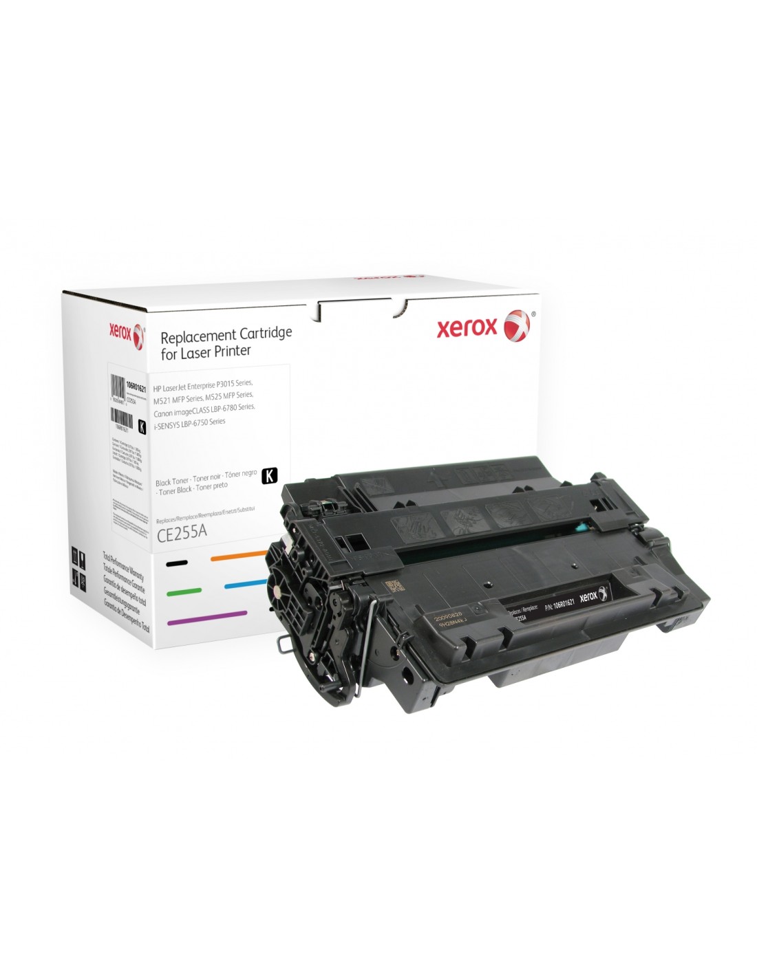 Toner xerox negro equivalente a hp CE255A compatible con hp laserJet M525 MFP laserJet P3010 laserJet P3015 laserJet P3016 106R0