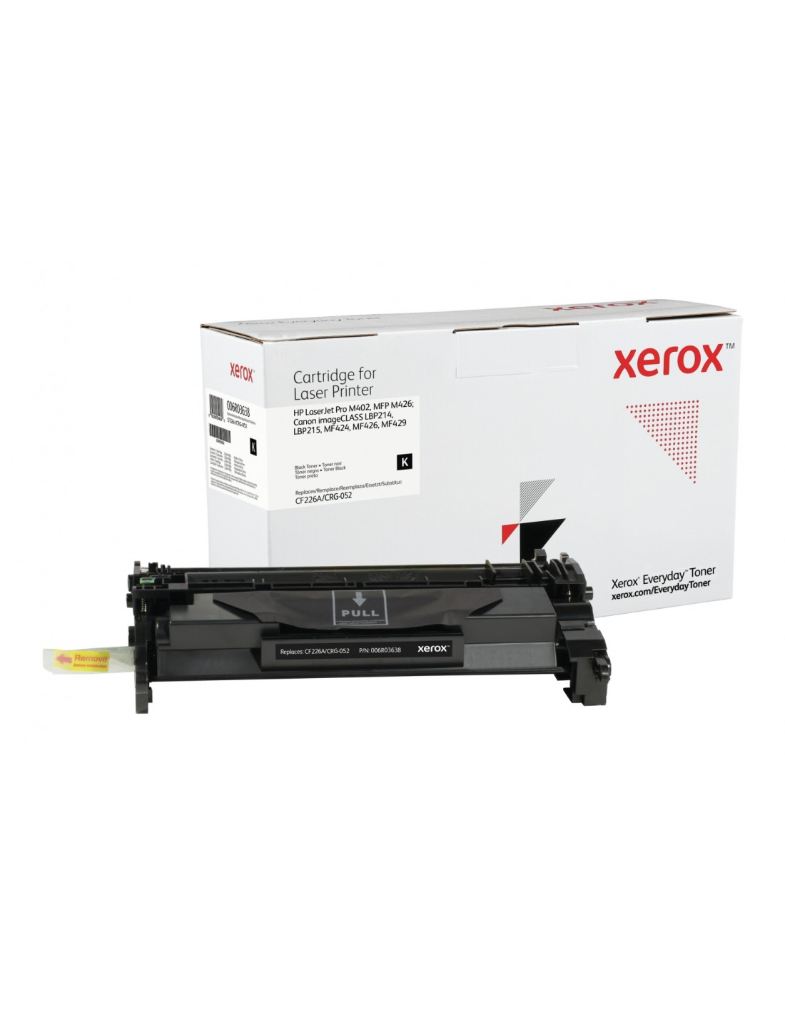 Toner xerox negro everyday compatible hp CF226A CRG-052 3100 paginas 006R03638