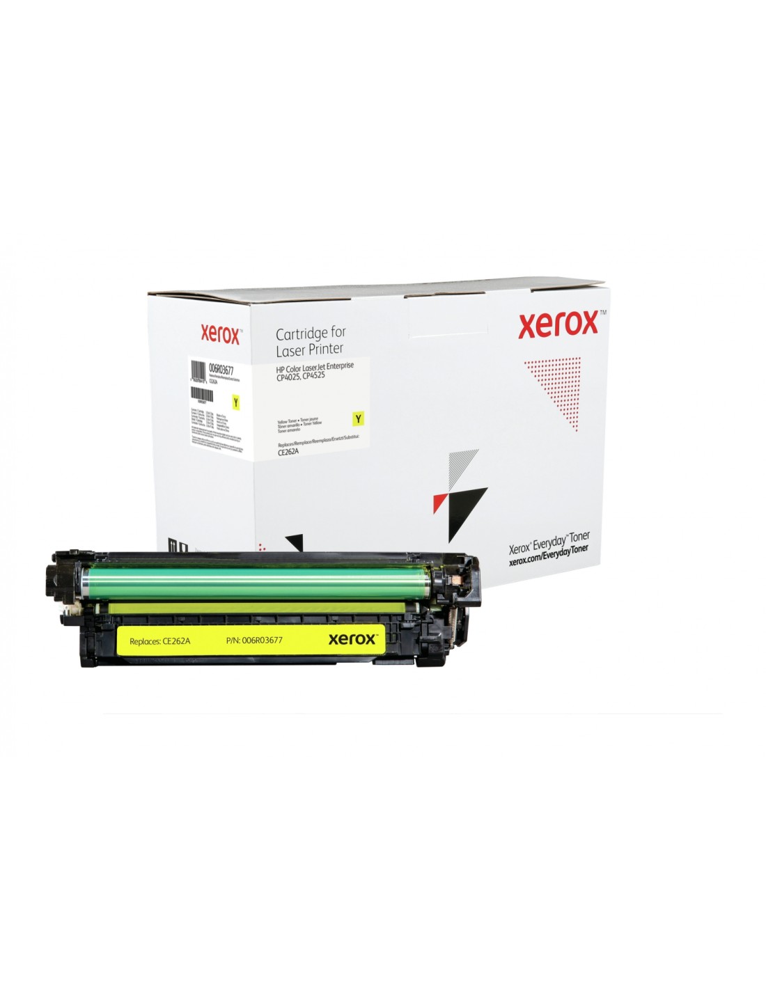 Toner xerox amarillo everyday HP CE262A equivalente de 11000 paginas 006R03677