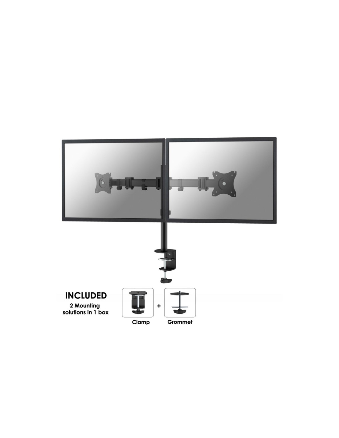 NEWSTAR Soporte de escritorio para monitor 27P Negro