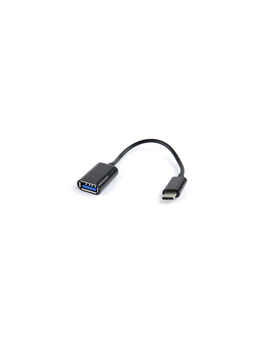 Gembird AB-OTG-CMAF2-01 cable gender changer USB Type-C USB tipo A Negro