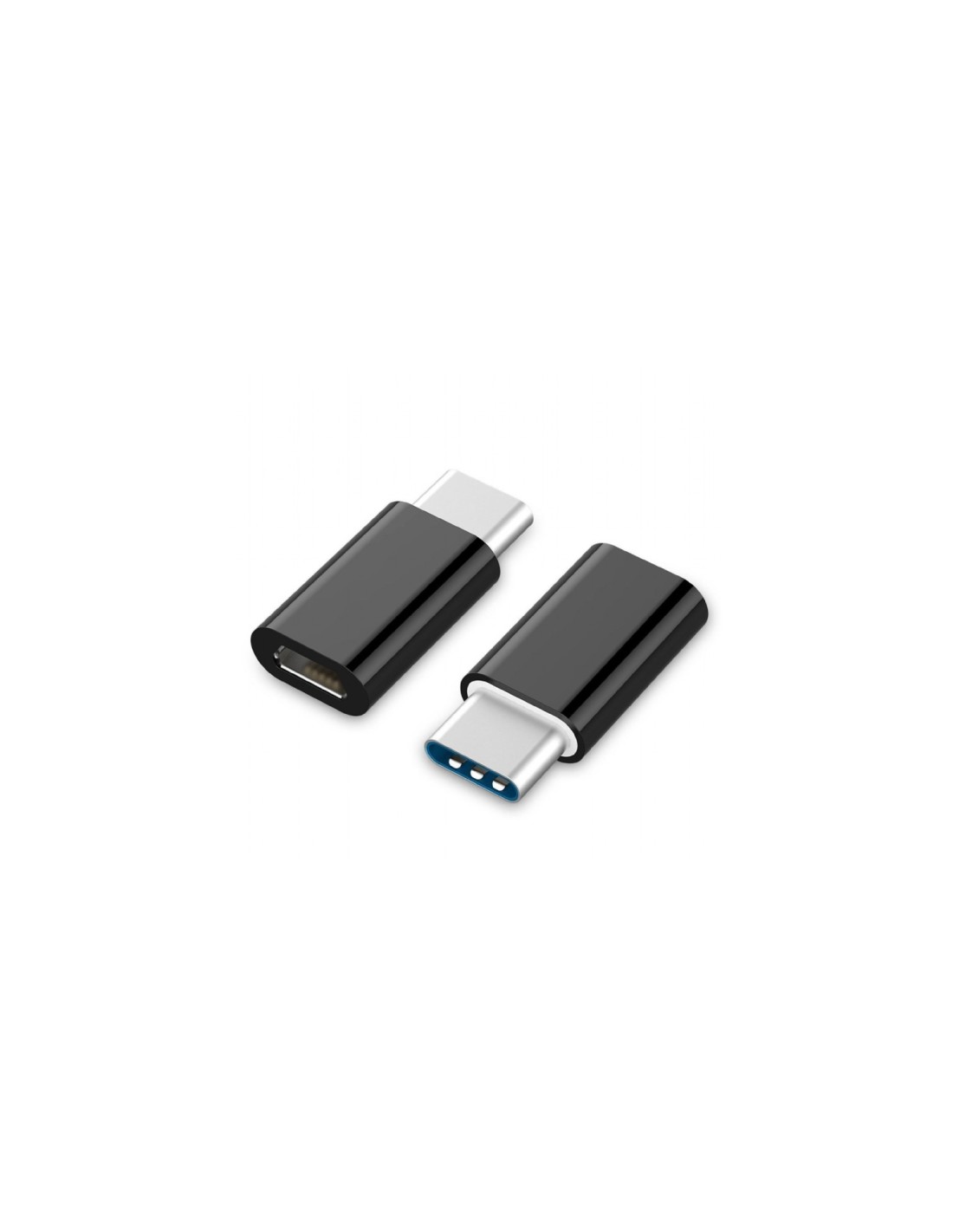 Gembird A-USB2-CMmF-01 USB Type-C Micro USB Negro