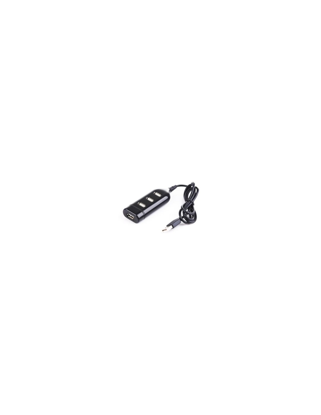 GEMBIRD HUB de interfaz USB 2.0 4 ports 1 m Negro