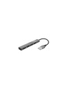 Hubt trust halyx usb 2.0 480 Mbit/s 4puertos aluminio 23786
