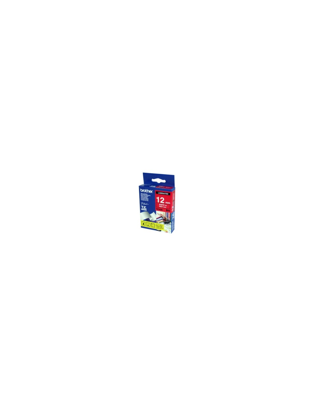 Cinta para impresora de etiquetas brother TZ 8m TZe-435