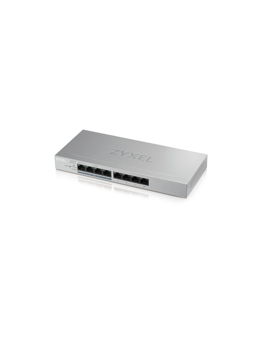 ZYXEL Gestionado Gigabit Ethernet (10/100/1000) EnergÍ­a sobre Ethernet (PoE) Gris