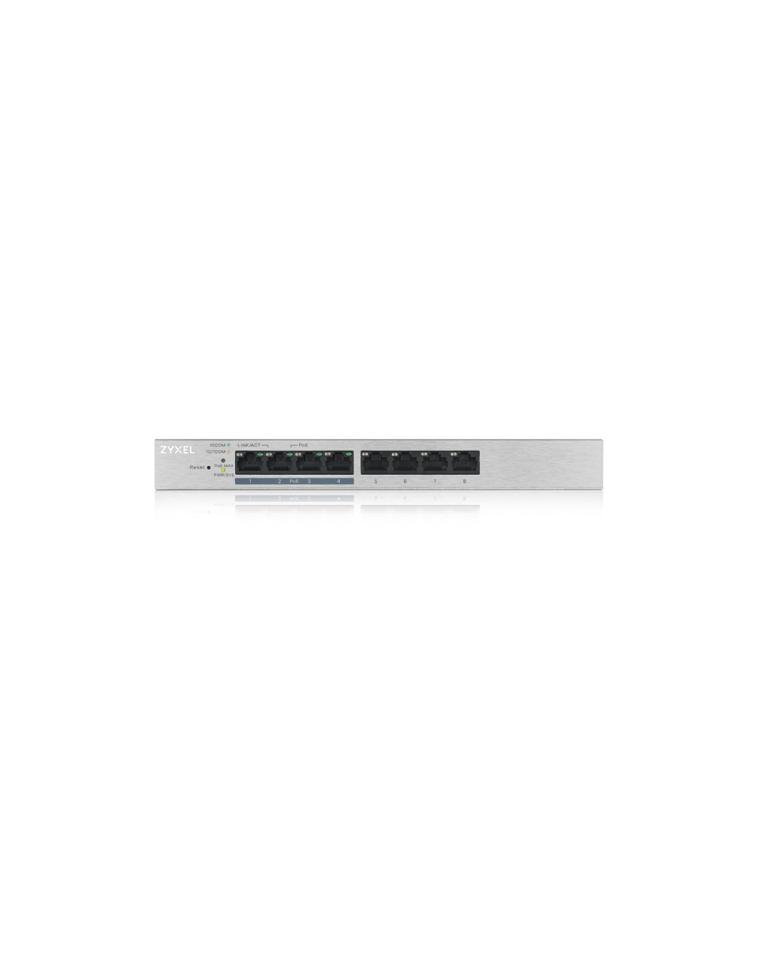 ZYXEL Gestionado Gigabit Ethernet (10/100/1000) EnergÍ­a sobre Ethernet (PoE) Gris
