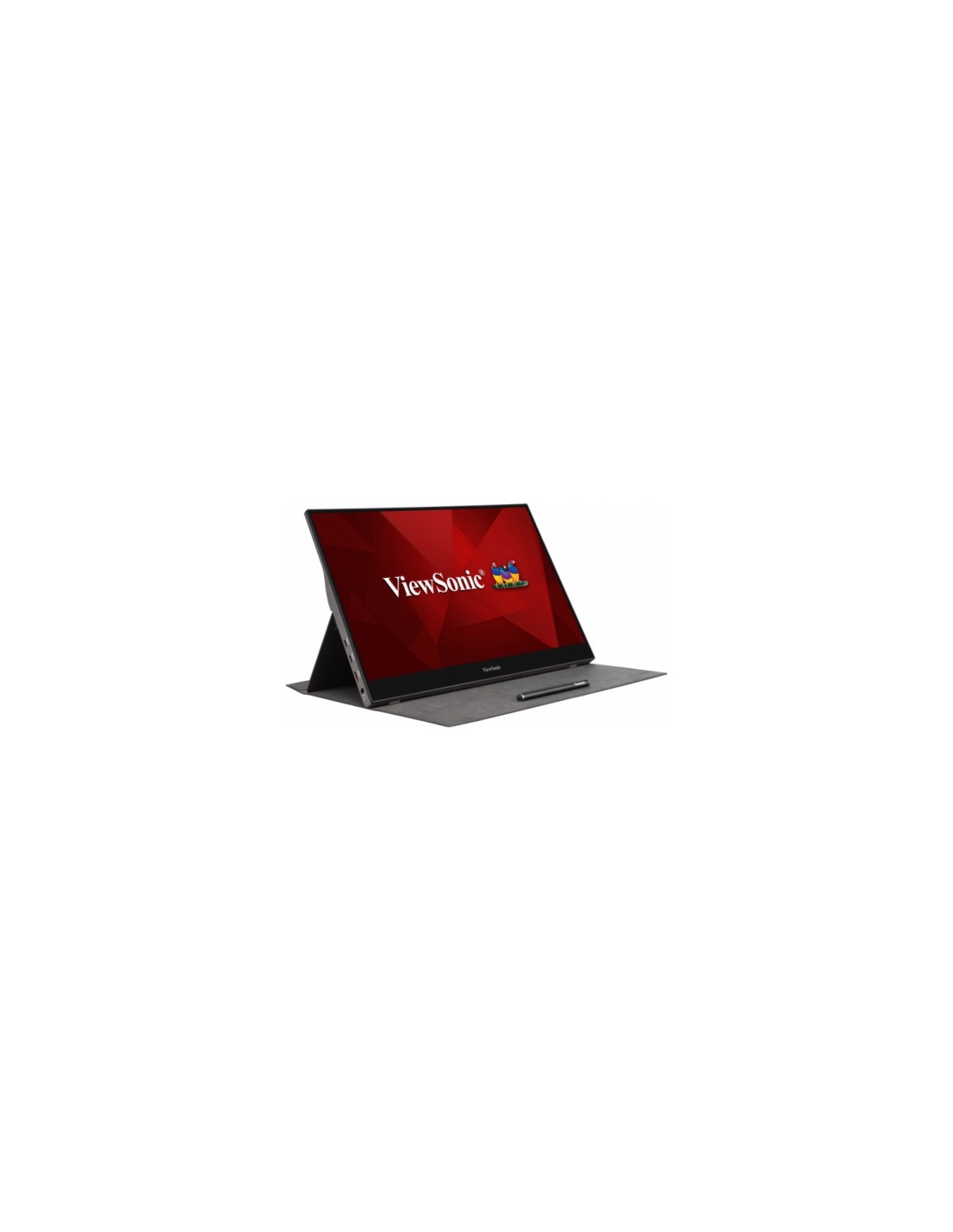 Viewsonic TD1655 39,6 cm (15.6") 1920 x 1080 Pixeles Multi-touch Multi-usuario Negro, Plata