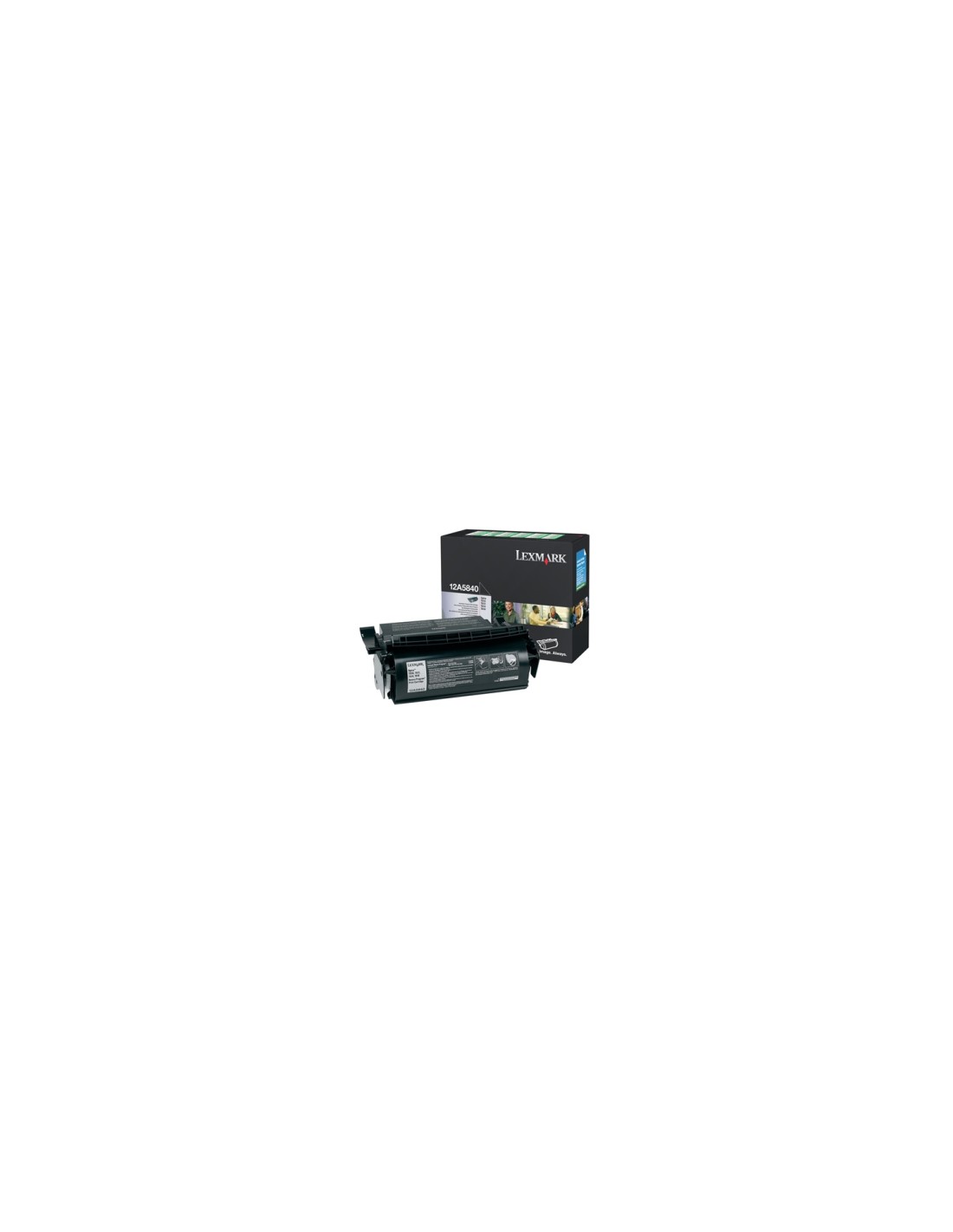 Lexmark 12A5840 cartucho de tóner 1 pieza Original Negro
