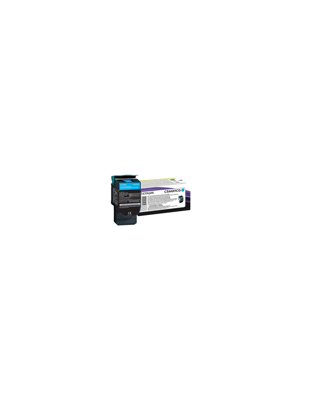Lexmark C544/546, X544/546 Cartucho tóner cian Extra Alto Rendimiento Retornable 4K
